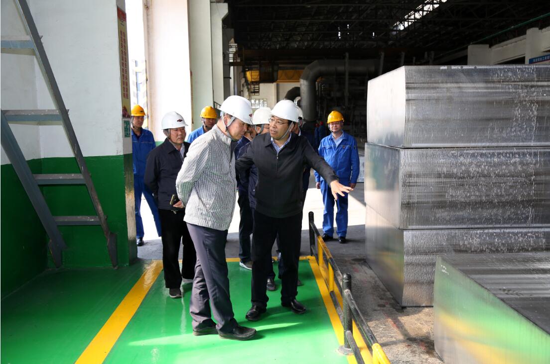 北京能源集團(tuán)投資部部長楊松、北京京能電力公司總經(jīng)理金生祥一行到萬基控股集團(tuán)調(diào)研