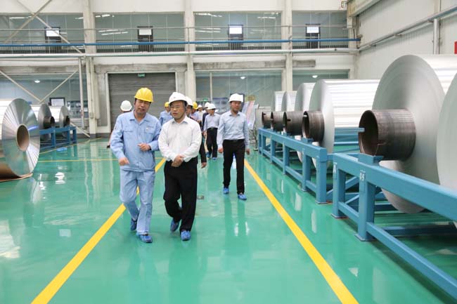 洛陽市委常委、常務(wù)副市長吳孟鐸到萬基控股集團(tuán)調(diào)研